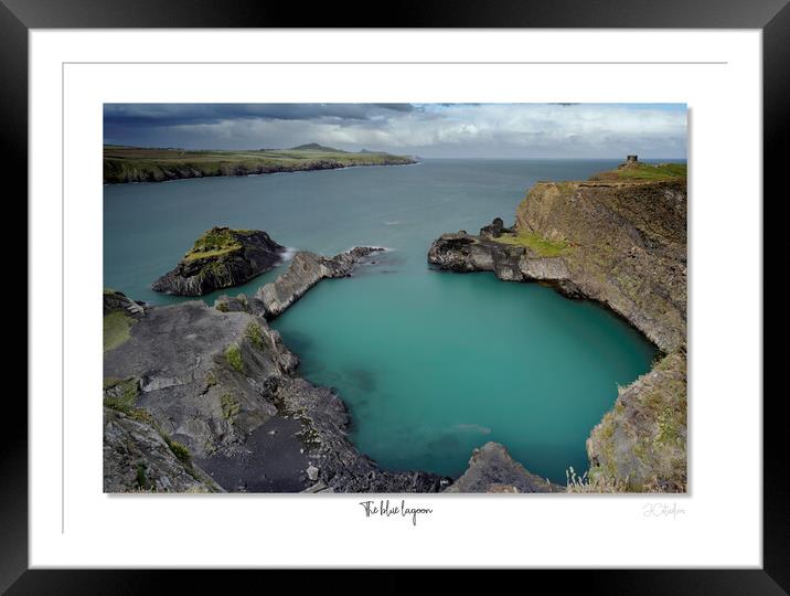 The blue lagoon Framed Mounted Print by JC studios LRPS ARPS