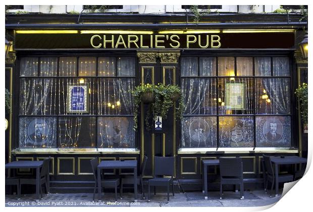 Charlies Pub Print by David Pyatt