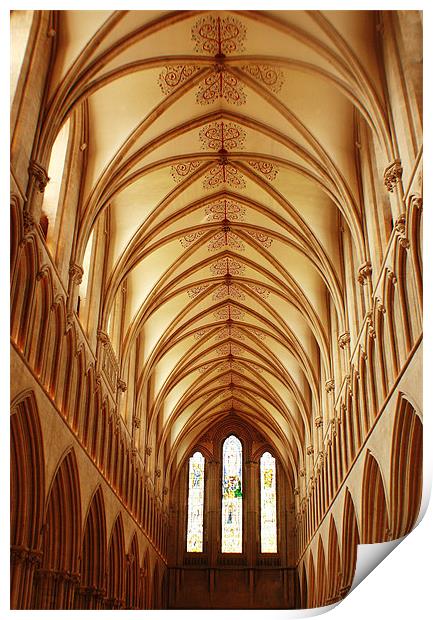 Wells cathedral hall Print by Sean Wareing