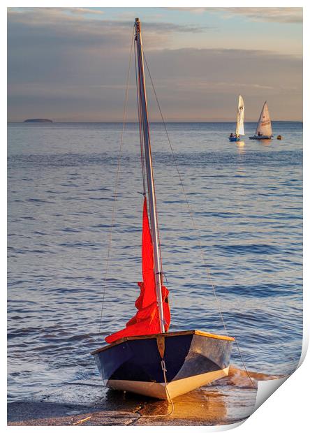 Mirror dinghy Print by Rory Hailes