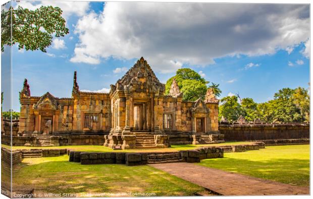 Prasat Mueng Tam temple in Buriram Thailand Asia Canvas Print by Wilfried Strang