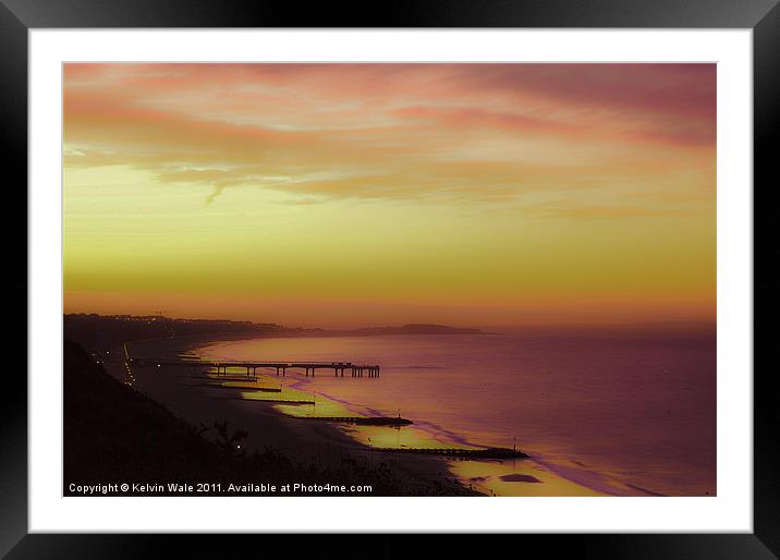 Raspberry Split Sunrise Framed Mounted Print by Kelvin Futcher 2D Photography
