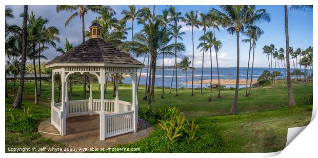 Kauai near Kapa'a Print by Jeff Whyte