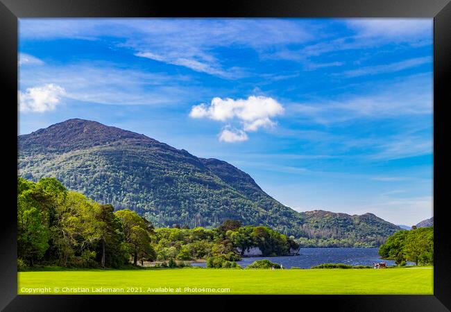 Muckross Lake and Torc Mountain, County Kerry, Ire Framed Print by Christian Lademann