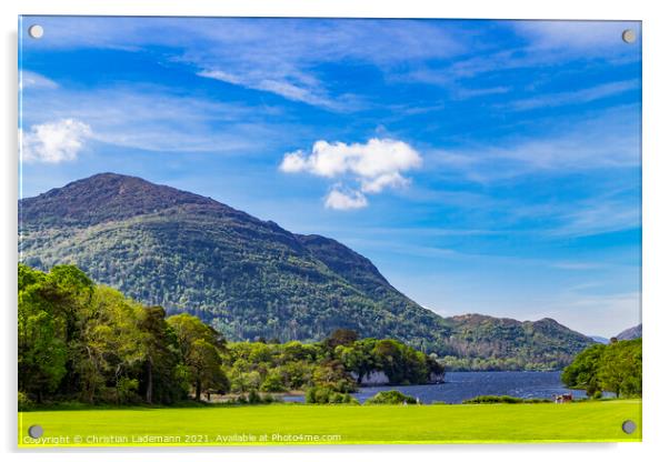 Muckross Lake and Torc Mountain, County Kerry, Ire Acrylic by Christian Lademann