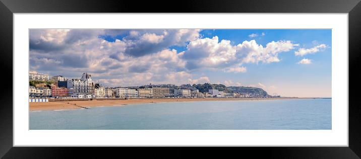 Hastings panorama. Framed Mounted Print by Bill Allsopp