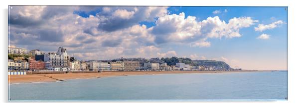Hastings panorama. Acrylic by Bill Allsopp