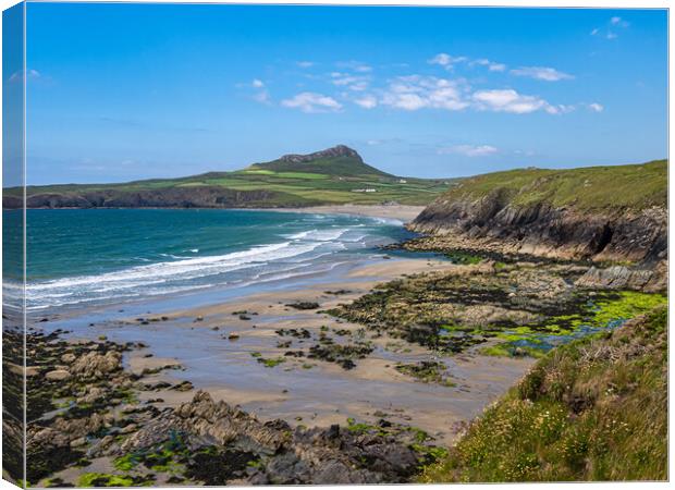 Whitesands Bay, Pembrokeshire, Wales. Canvas Print by Colin Allen