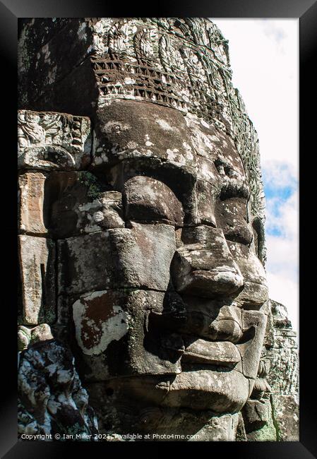 Angkor Thom, Cambodia Framed Print by Ian Miller