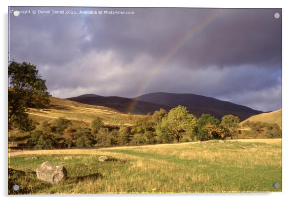 North of Pitlochry #2 Acrylic by Derek Daniel