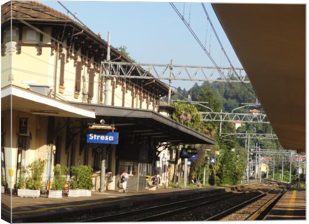 Stresa Station Canvas Print by John Bridge