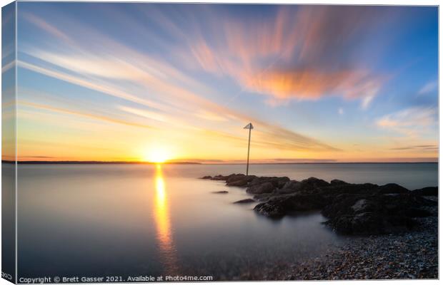 Lee-on-the-Solent Canvas Print by Brett Gasser