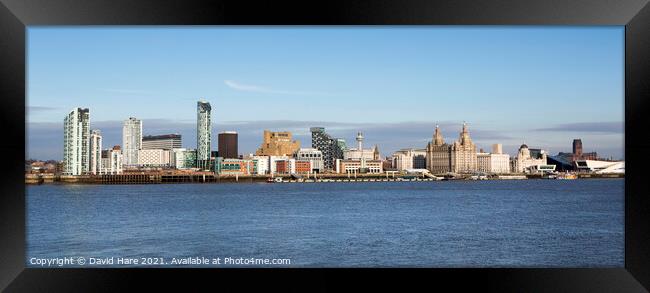 Liverpool Seafront Framed Print by David Hare