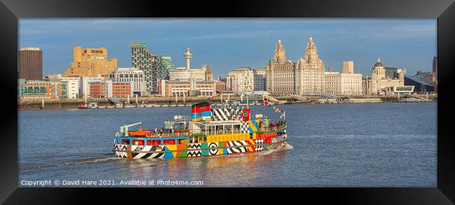 Mersey Ferry Framed Print by David Hare