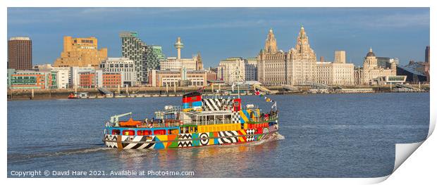 Mersey Ferry Print by David Hare