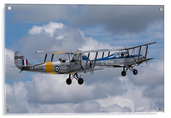 DH82A Tiger Moths Acrylic by J Biggadike