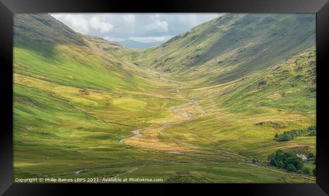 Wrynose Pass Framed Print by Philip Baines