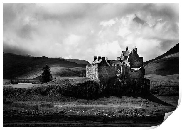 Duart Castle Print by Andrew Bishop