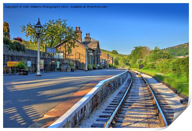Oakworth Station 1 Print by Colin Williams Photography
