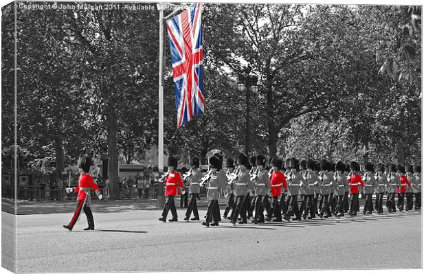Trooping the Colours. Canvas Print by John Morgan