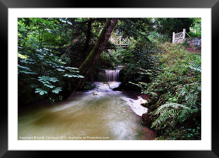 Tranquil River Framed Mounted Print by Keith Thorburn EFIAP/b