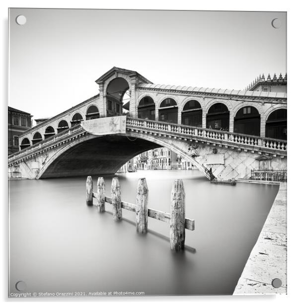 Rialto Bridge. Venice (2010) Acrylic by Stefano Orazzini
