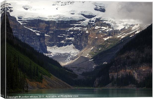 An Afternoon at Lake Louise Canvas Print by jordan whipps
