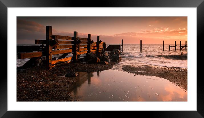 Coastal Light Framed Mounted Print by Simon Wrigglesworth