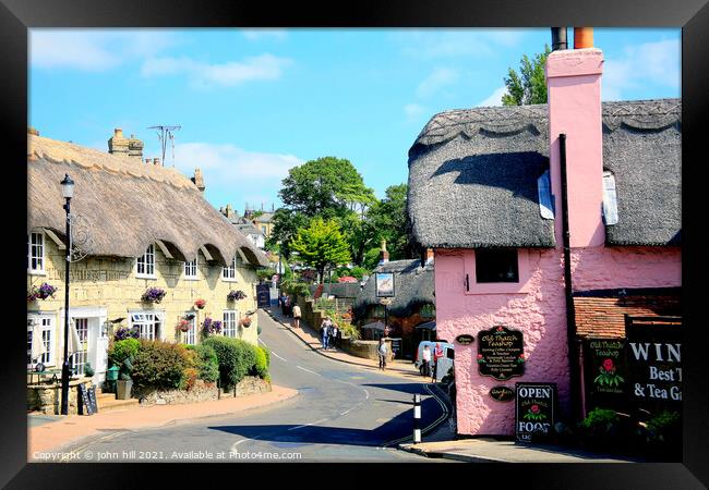  Old Shanklin on the Isle of Wight, UK. Framed Print by john hill