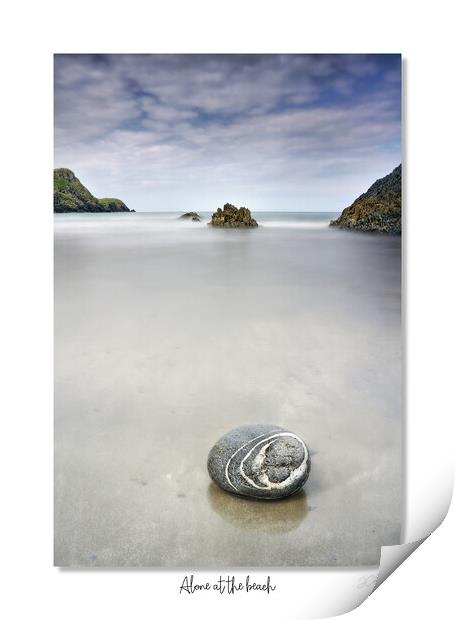 Alone at the beach Print by JC studios LRPS ARPS