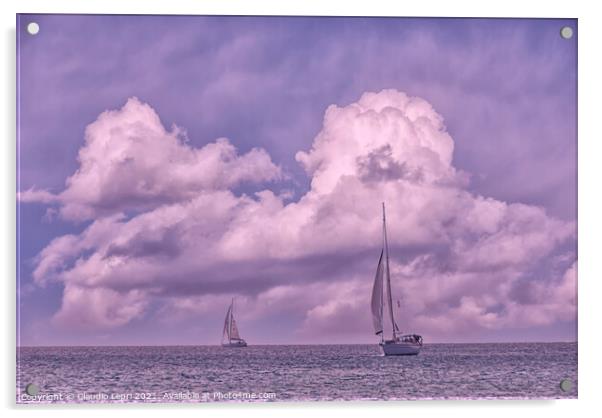 Sailing Acrylic by Claudio Lepri