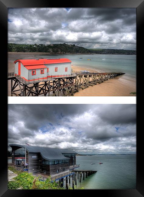 Tenby Lifeboat Stations Framed Print by Steve Purnell