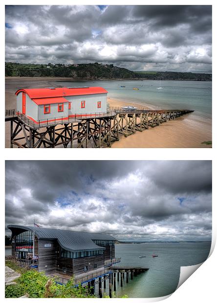 Tenby Lifeboat Stations Print by Steve Purnell