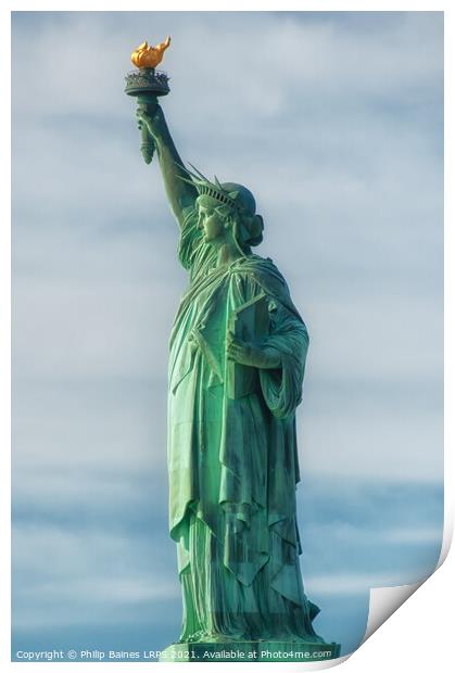 Statue of Liberty Print by Philip Baines