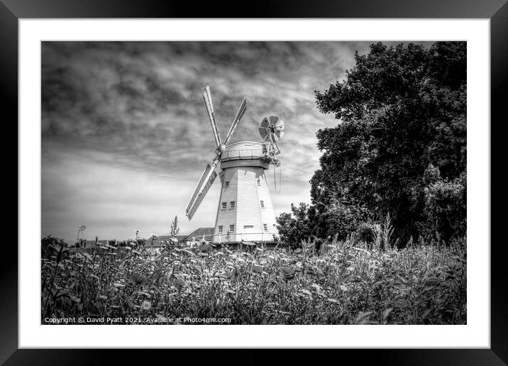 Upminster Windmill  Framed Mounted Print by David Pyatt