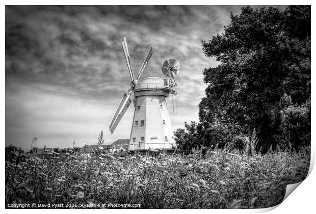 Upminster Windmill  Print by David Pyatt