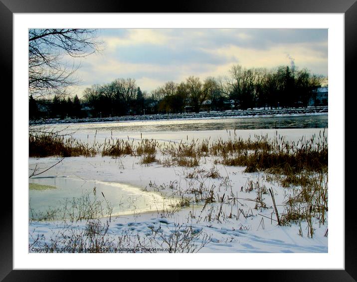 Winter Afternoon Framed Mounted Print by Stephanie Moore