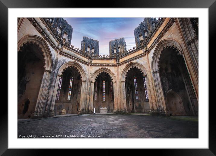 Old medieval chapels. Framed Mounted Print by nuno valadas