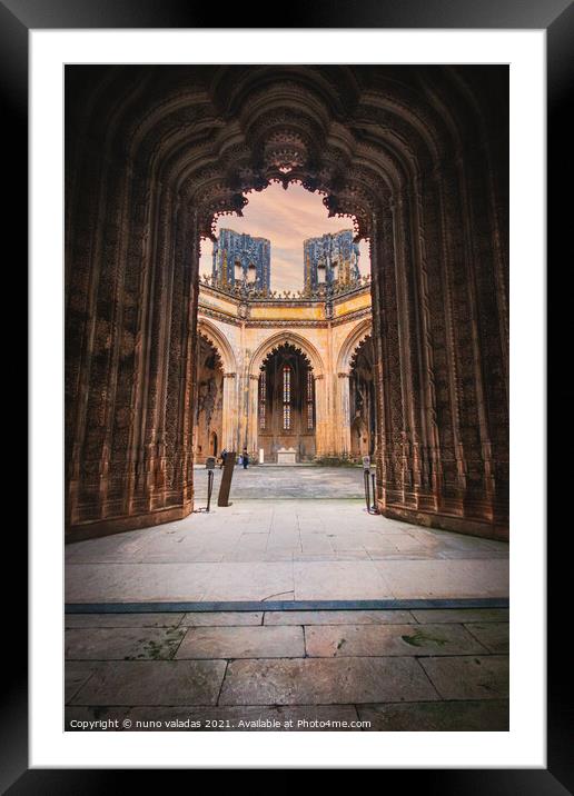 Old medieval chapels. Framed Mounted Print by nuno valadas