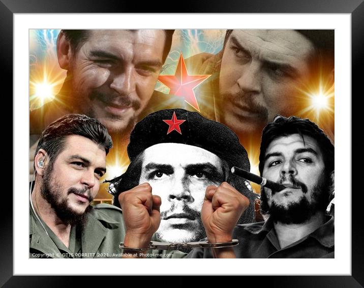 Che Guevara Framed Mounted Print by OTIS PORRITT