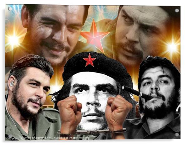 Che Guevara Acrylic by OTIS PORRITT