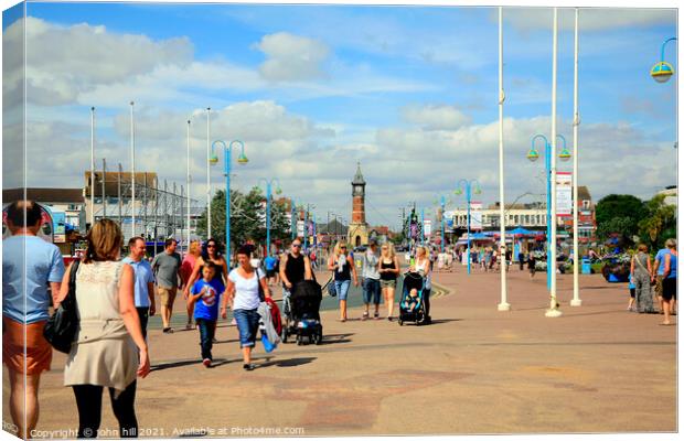 Skegness, Lincolnshire. Canvas Print by john hill