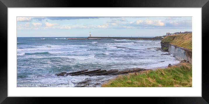 Seahouses Coast, Northumberland Framed Mounted Print by David Hare