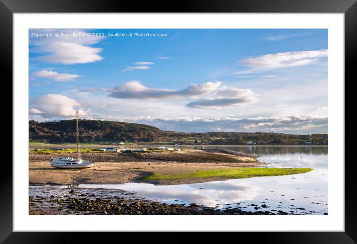 Approaching Sea in Red Wharf Bay Anglesey Framed Mounted Print by Pearl Bucknall