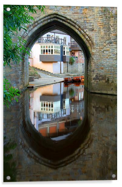elvet bridge reflection Acrylic by Northeast Images