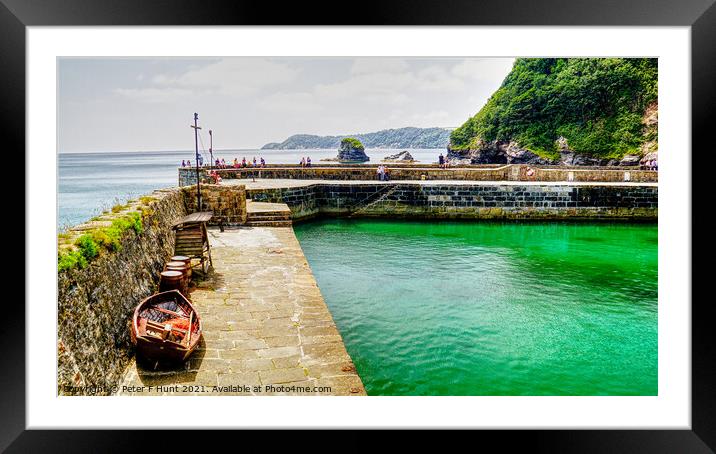 Charlestown Harbour Entrance  Framed Mounted Print by Peter F Hunt