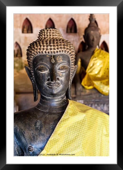 Buddha Framed Mounted Print by Ian Miller