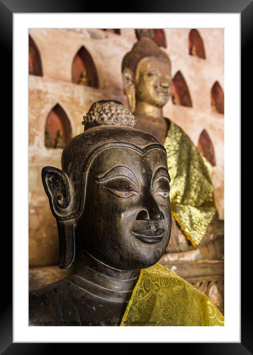 Buddha Framed Mounted Print by Ian Miller