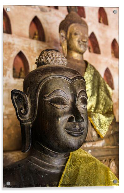 Buddha Acrylic by Ian Miller