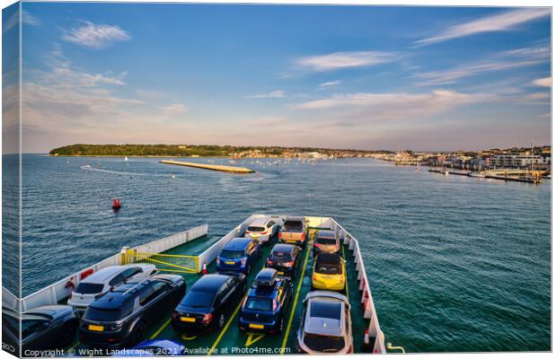 Welcome Back Isle Of Wight Canvas Print by Wight Landscapes